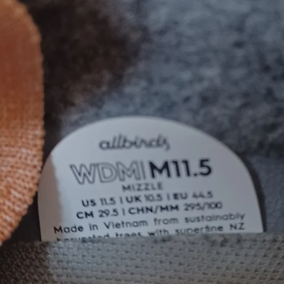 Allbirds Women Shoes Size 11.5 Green and Orange Sneakers Sleek Design - Picture 3 of 8